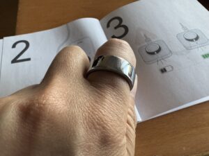 オーラリング装着したところ